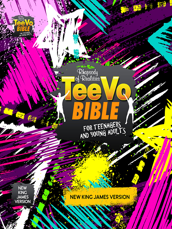 Rhapsody of Realities TeeVo Bible cover image.