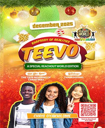 Born Of The Word – Rhapsody Of Realities TeeVo Devotional December 7th